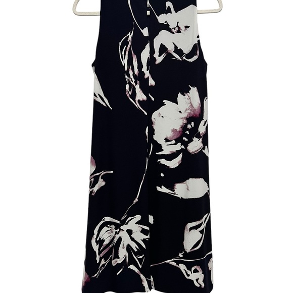 Lauren Ralph Lauren Shift Dress. Navy with Floral Print. Size 8. Knee le… - Picture 4 of 9